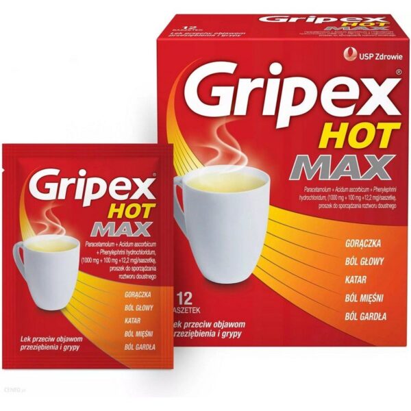 Gripex Hot Max 12 sachets