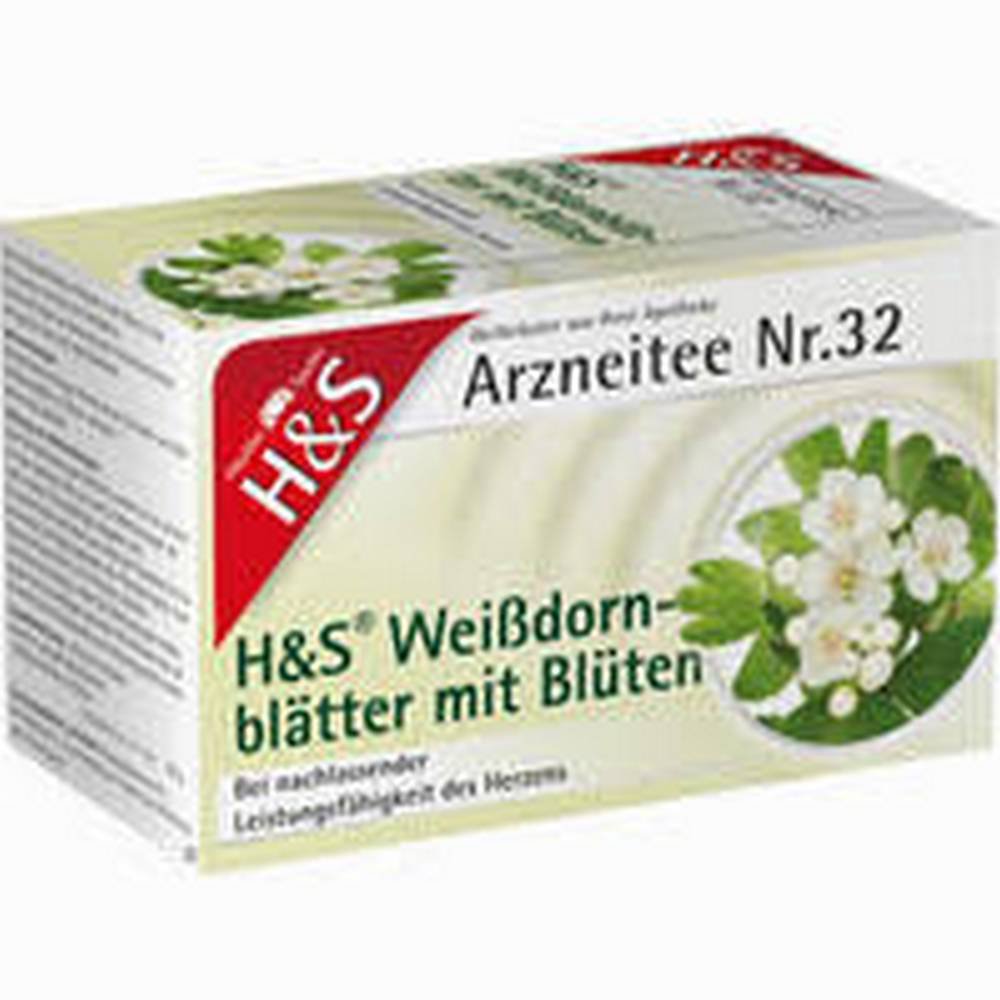 H&S Hawthorn Leaves with Flowers Tea 20 × 1.6 g