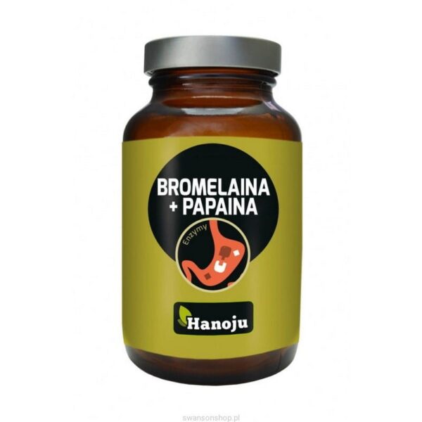 Hanoju Bromelain + Papain 90 Capsules