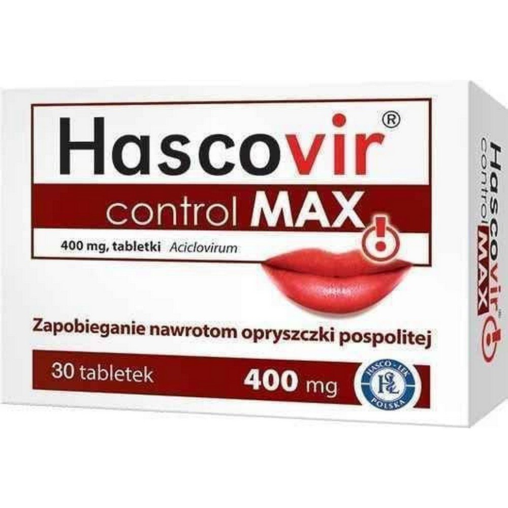 Hascovir Control Max 400 mg tablets 30 pcs