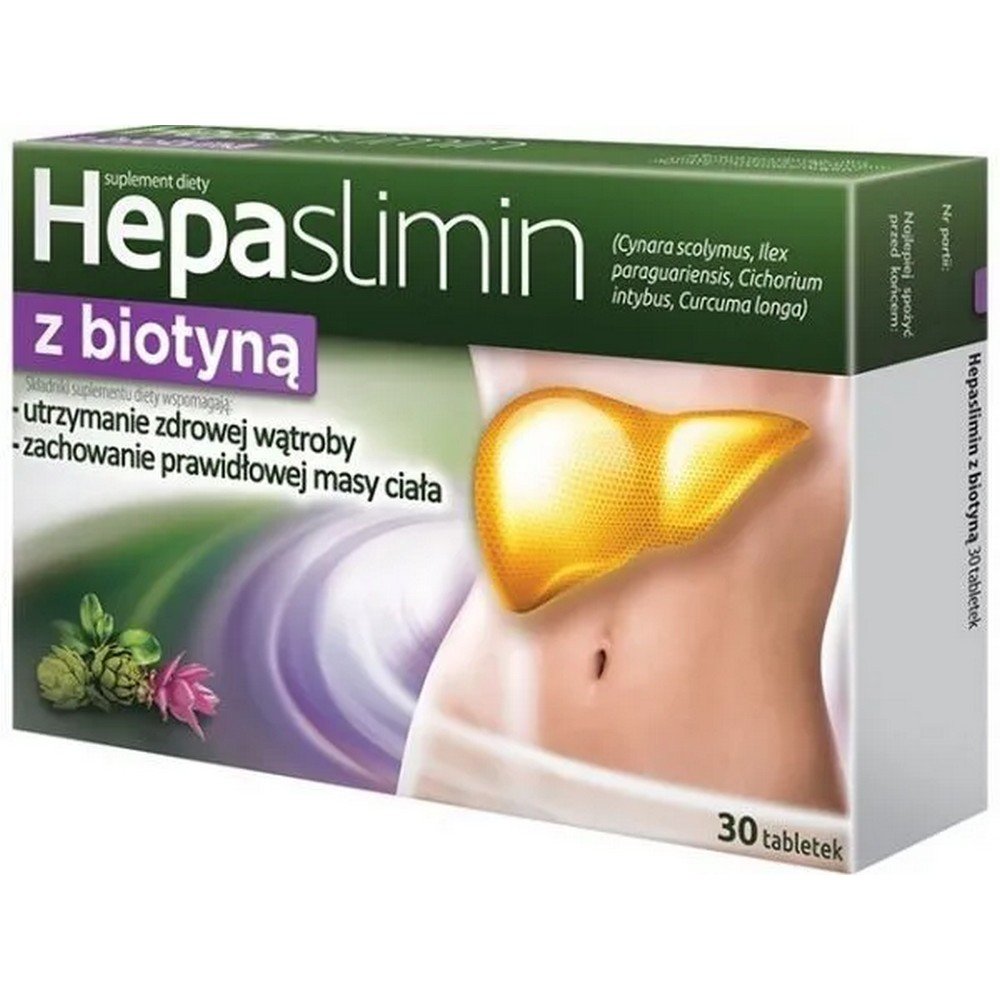 Hepaslimin with Biotin 30 Tablets