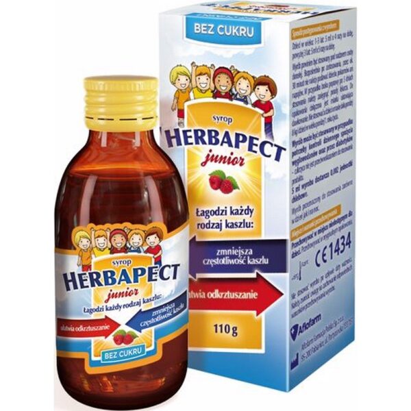 Herbapect Junior Sugar-Free Syrup 110 g