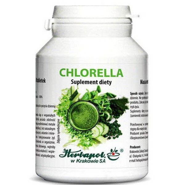 Herbapol Kraków Chlorella Dietary Supplement 500 pcs