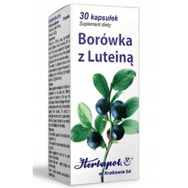 Herbapol Kraków Lutein Dietary Supplement 30 pcs