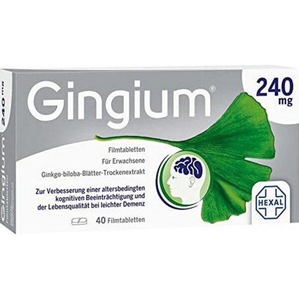 Hexal Gingium 240mg Film-Coated Tablets 40 pcs