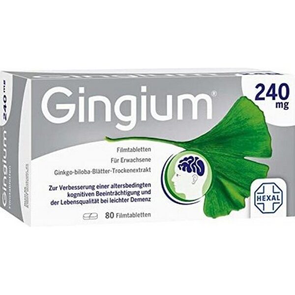 Hexal Gingium 240mg Film-Coated Tablets 80 pcs