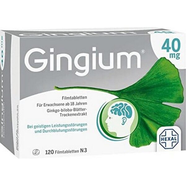 Hexal Gingium 40mg Film-Coated Tablets 120 pcs
