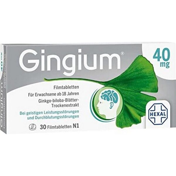 Hexal Gingium 40mg Film-Coated Tablets 30 pcs