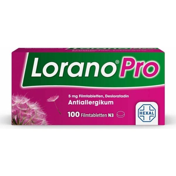 Hexal Lorano Pro 5mg Filmtabletten 100 Stück