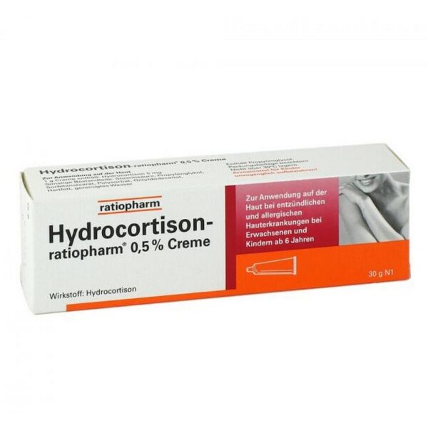 Hydrocortison Ratiopharm 0.5% Cream 30 g