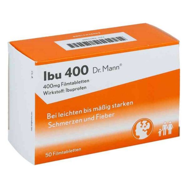 IBU 400 Dr. Mann Film-Coated Tablets 50 pcs