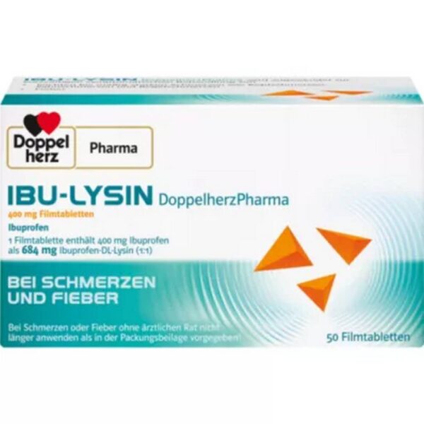 IBU-LYSIN Double-Heartpharm 400 mg — 50 pcs