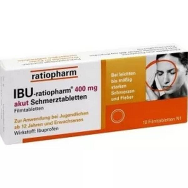 Ibu-Ratiopharm 400 mg Tablets 10 pcs