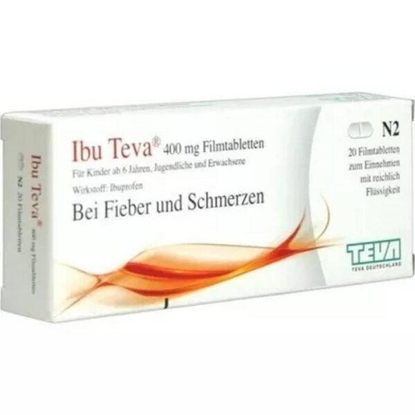 Ibu Teva 400 mg Film-Coated Tablets 20 pcs