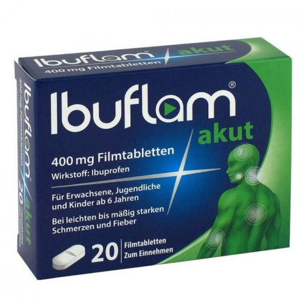 Ibuflam Acute 400 mg Film-Coated Tablets 20 pcs
