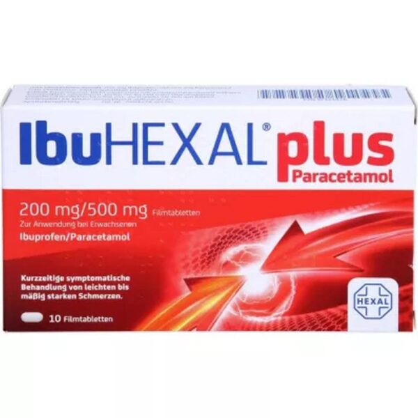 Ibuhexal Plus Paracetamol 200 mg / 500 mg Film Tablets 10 pcs