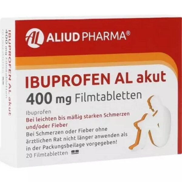 Ibuprofen AL Acute 400 mg Tablets 20 pcs
