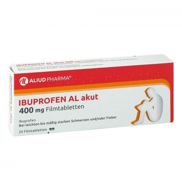 Ibuprofen AL Acute 400 mg Film-Coated Tablets 20 pcs