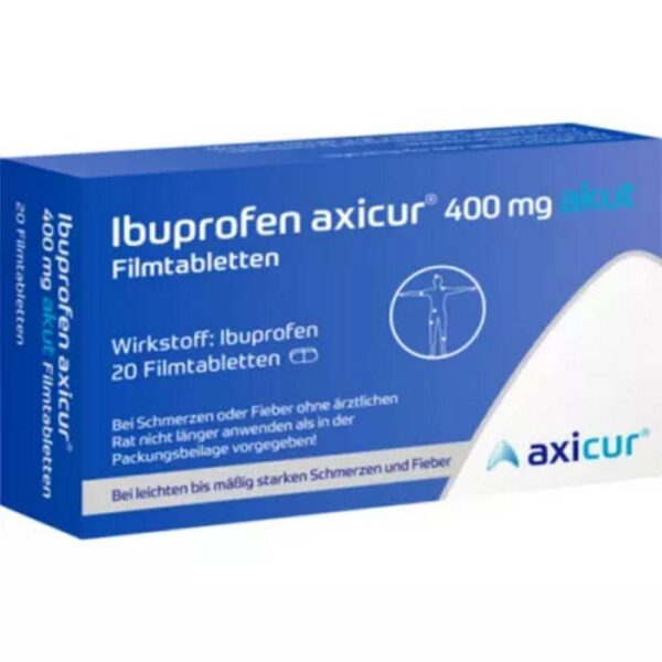 IBUPROFEN Axicur 400 mg — 20 pcs