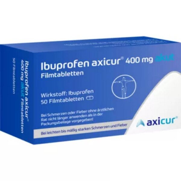 IBUPROFEN Axicur 400 mg — 50 pcs