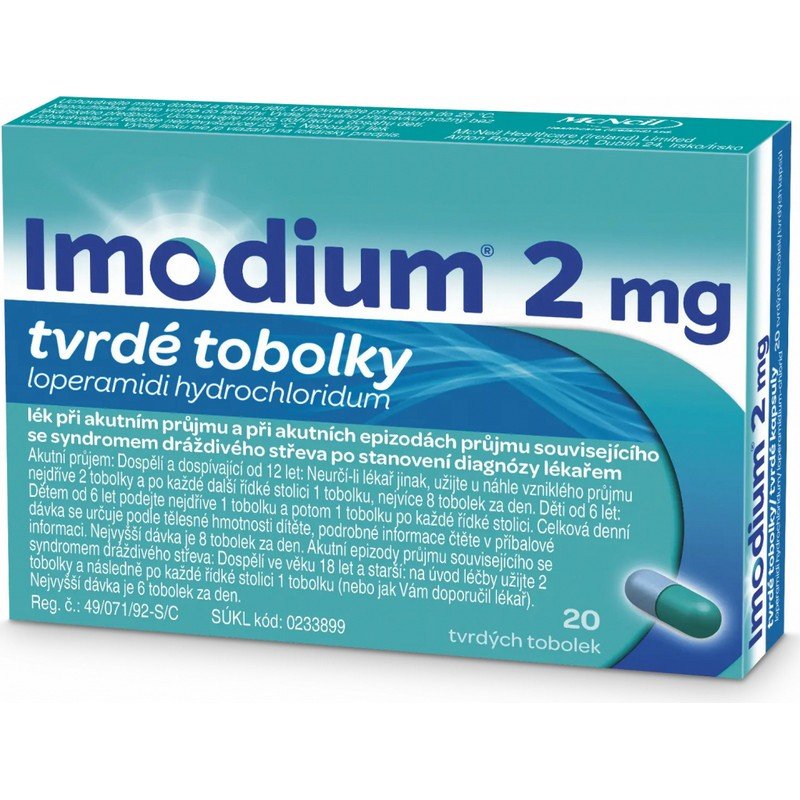 Imodium 2 mg capsules 20 pcs
