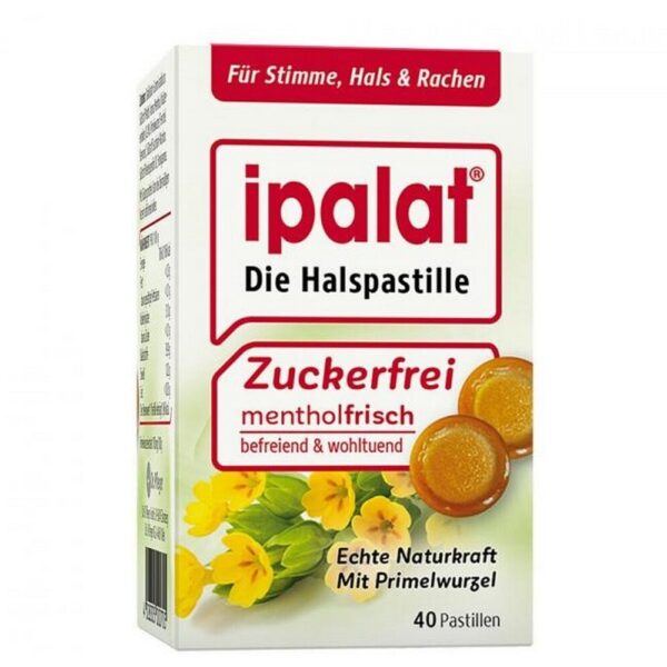 Ipalat Throat Lozenges Sugar-Free 40 pcs