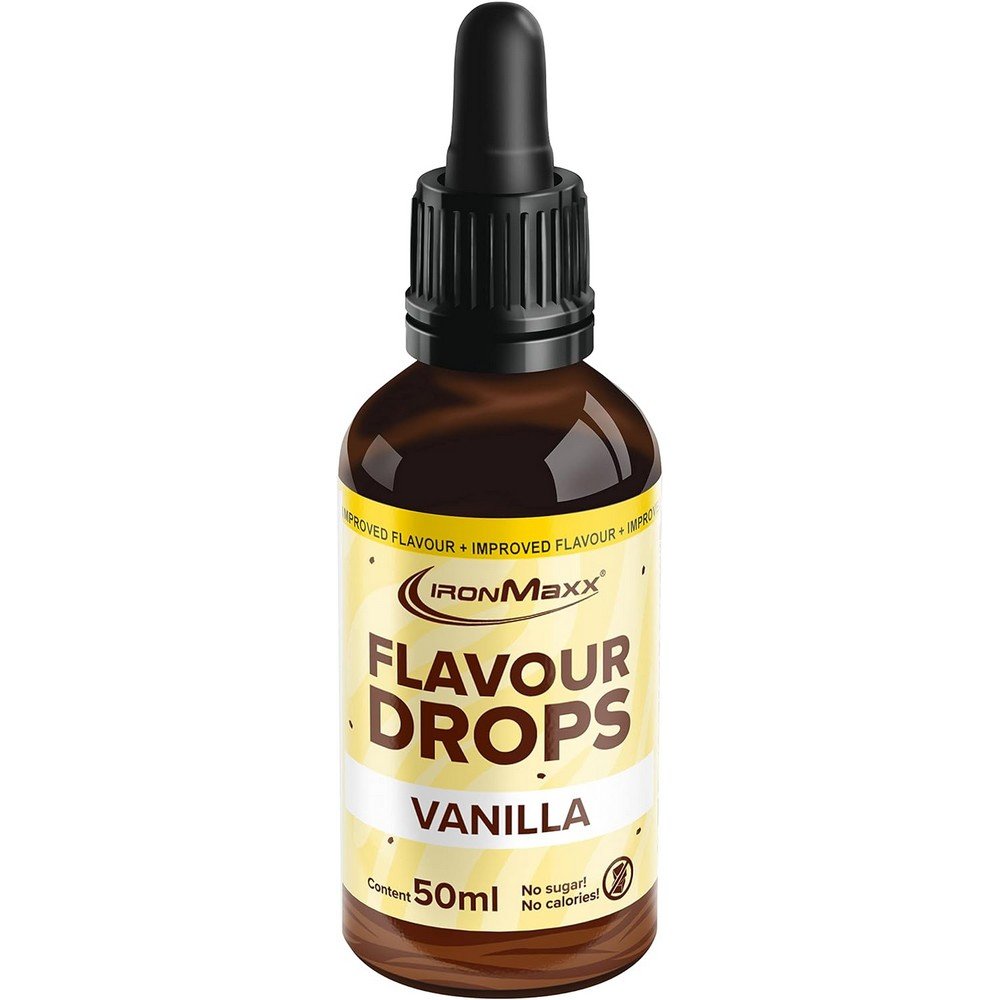 IronMaxx Flavour Drops Vanilla – 50 ml