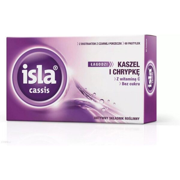 Isla Cassis lozenges 60 pcs