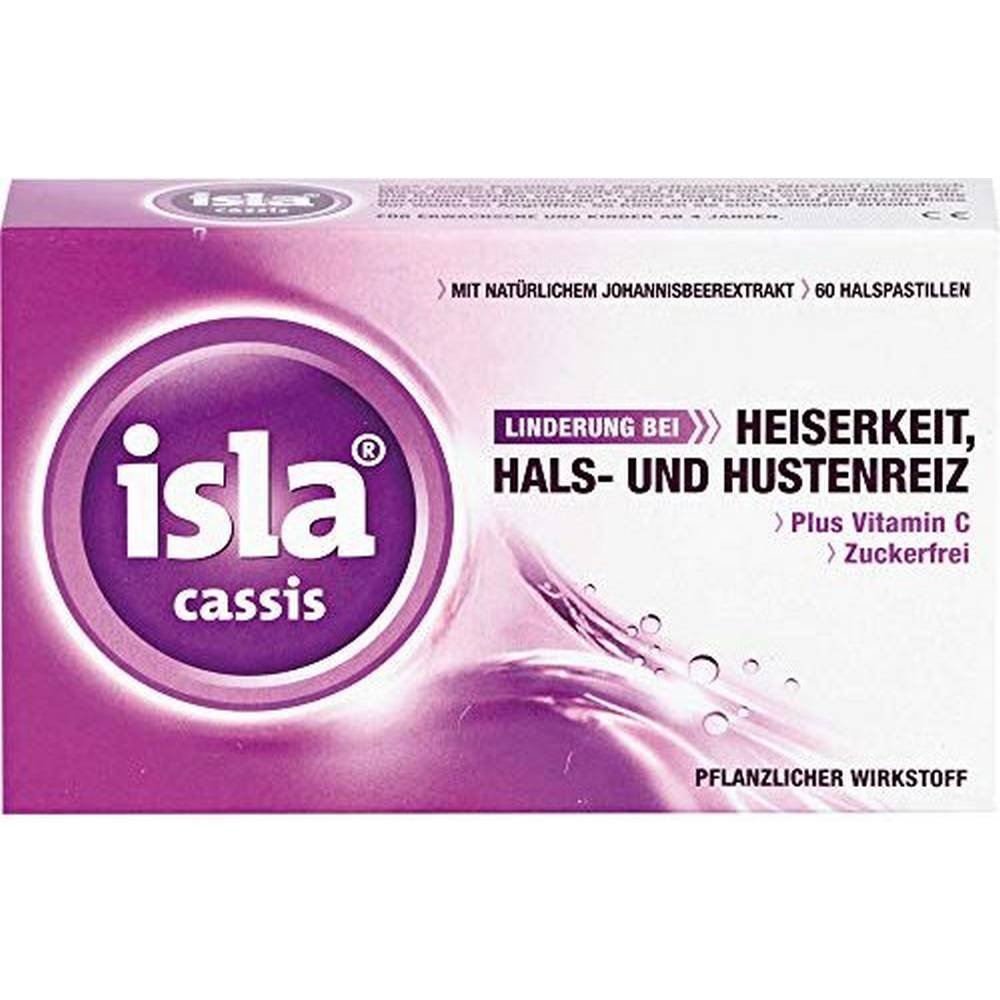 isla cassis Pastillen 60 Stück