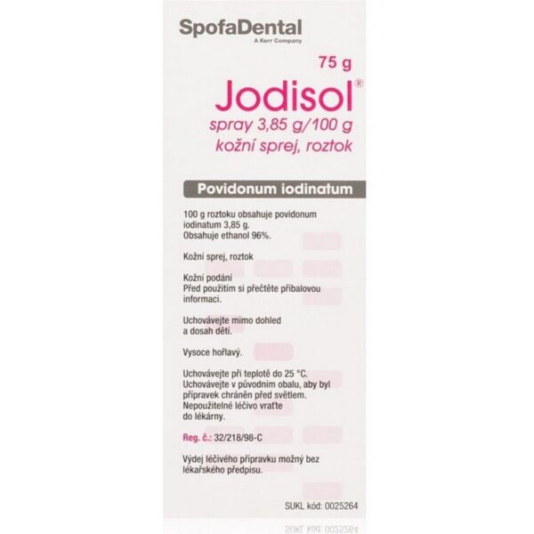 Jodisol spray with mechanical atomizer 75 g
