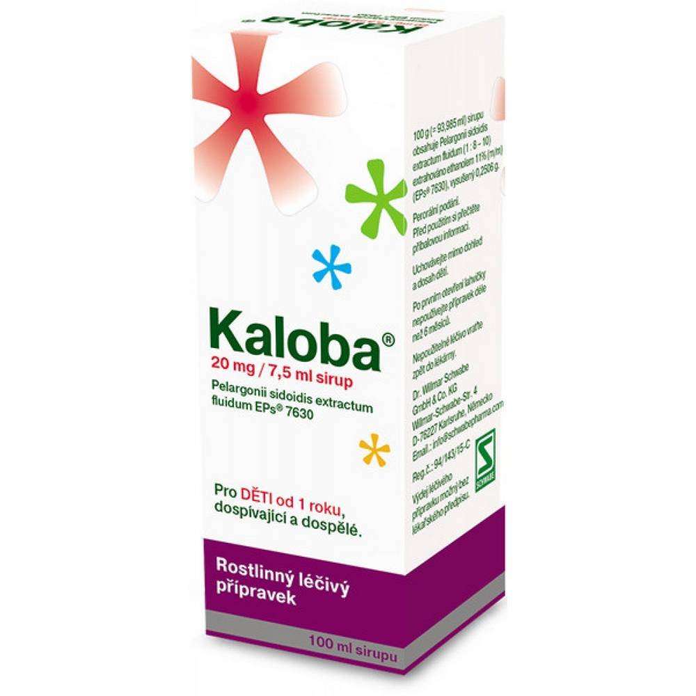 Kaloba 20 mg / 7.5 ml Oral Solution 100 ml
