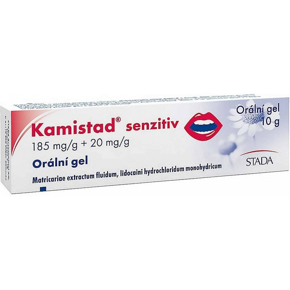 Kamistad Sensitiv 185mg/g + 20mg/g Gel 10g