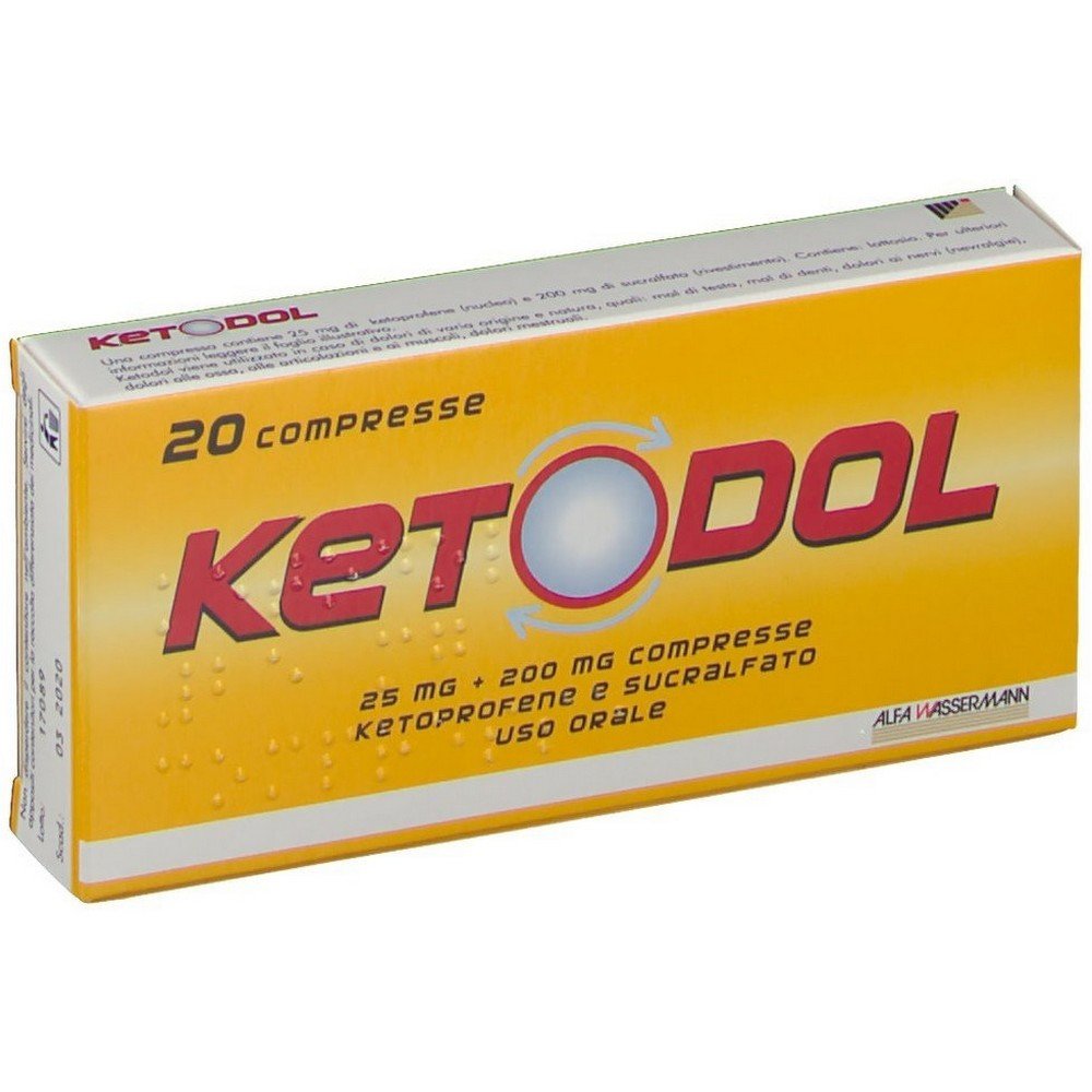 Ketodol 25mg + 200mg Tabletten 20 Stück