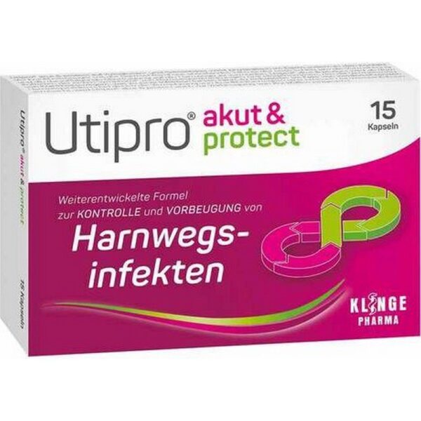 Klinge Pharma Utipro Acute & Protect Kapseln 15 Stück