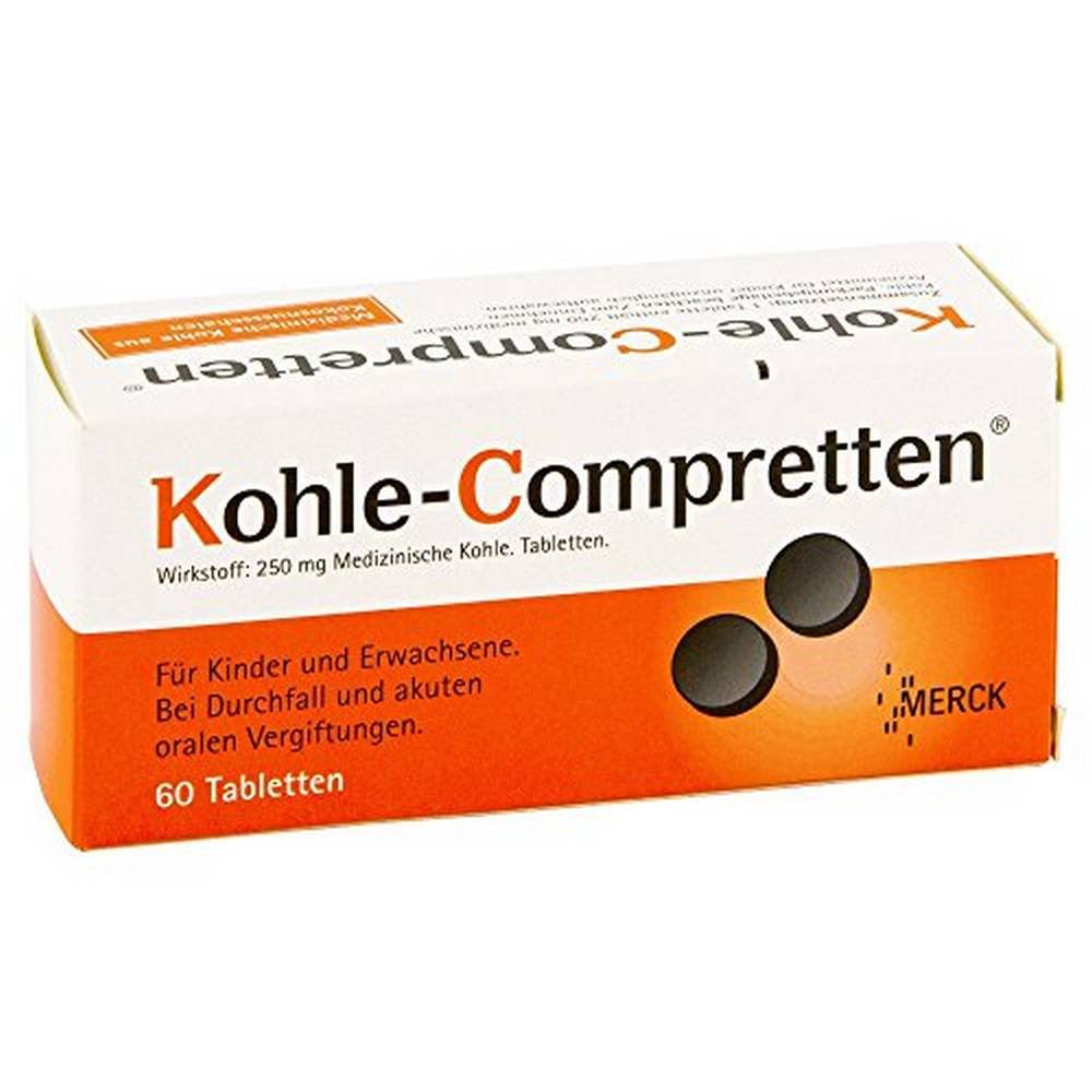 Kohle Compretten Tablets 60 pcs