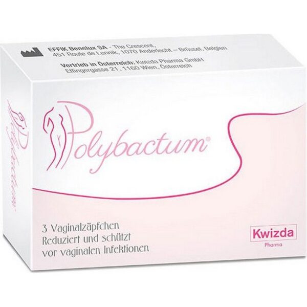 Kwizda Polybactum Vaginal Suppositories 3 pcs