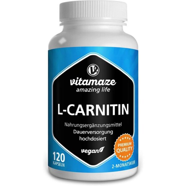 L-Carnitine High Dose & Vegan – 680 mg – 120 caps