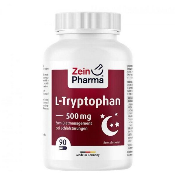 L-TRYPTOPHAN 500 mg capsules, 90 pcs
