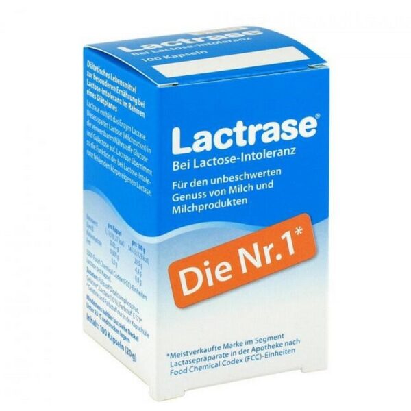 Lactrase 3300 FCC Capsules 100 pcs