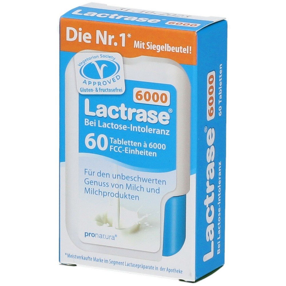 Lactrase 6000 FCC Tablets Click Dispenser 60 pcs