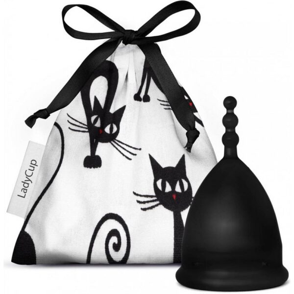 LadyCup Menstruationstasse Black Cat Größe S