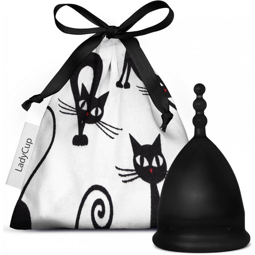 LadyCup Menstruationstasse Black Cat Größe S