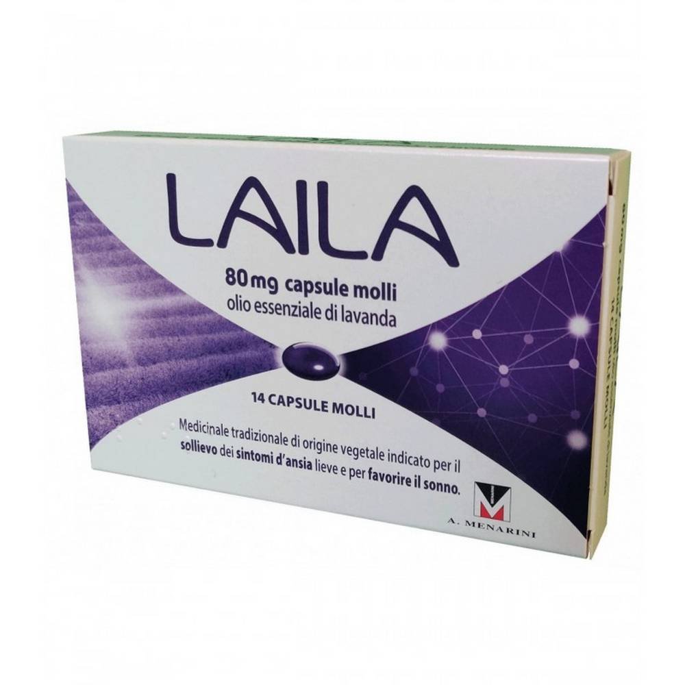Laila Anxiety Relief & Sleep Promotion Medicament — 14 soft capsules