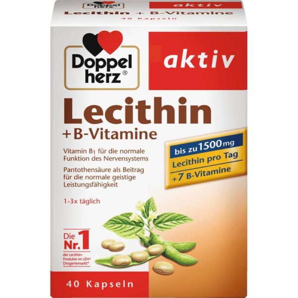 Lecithin + B Vitamins Capsules 40 pcs
