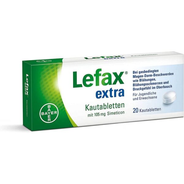 Lefax Extra Chewable Tablets 20 pcs
