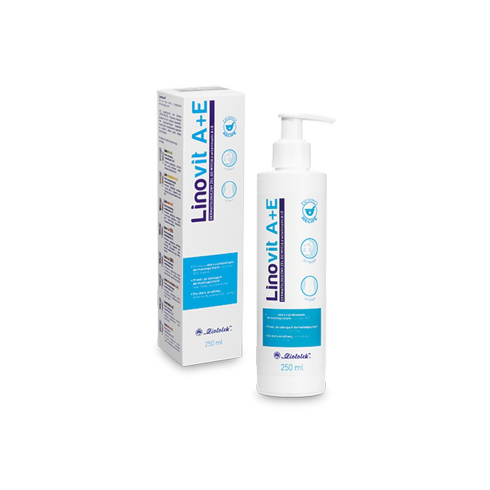 Linovit A+E Dermatological Cleansing Gel With Vitamins A and E 250ml
