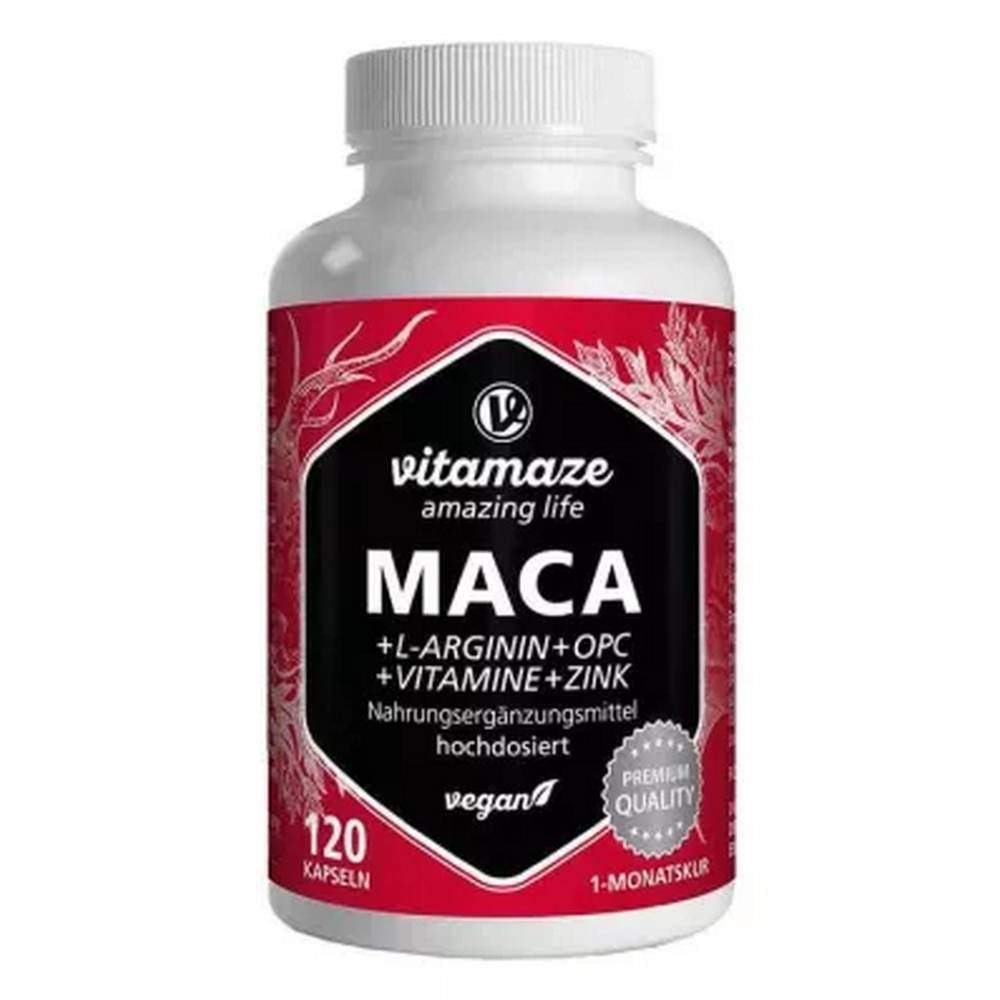 Maca + L-Arginine Capsules 120 Pieces