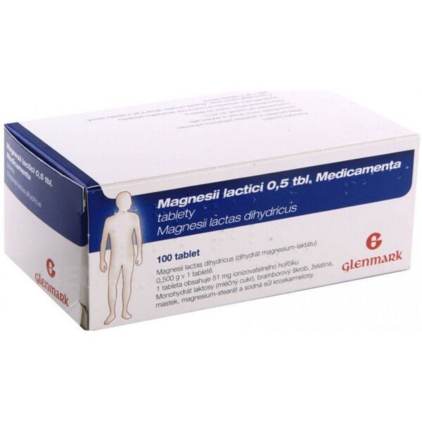 Magnesii Lactici 0.5 g tablets 100 pcs