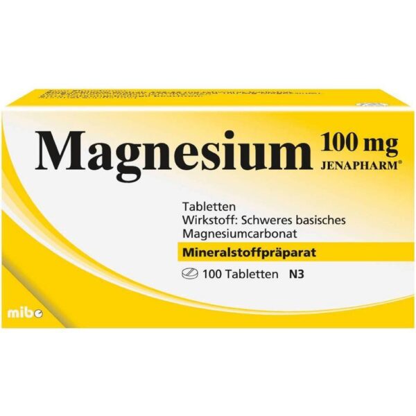 Magnesium 100 mg Jenapharm Tablets 100 pcs