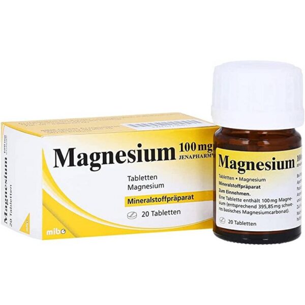 Magnesium 100 mg Jenapharm Tablets 20 pcs